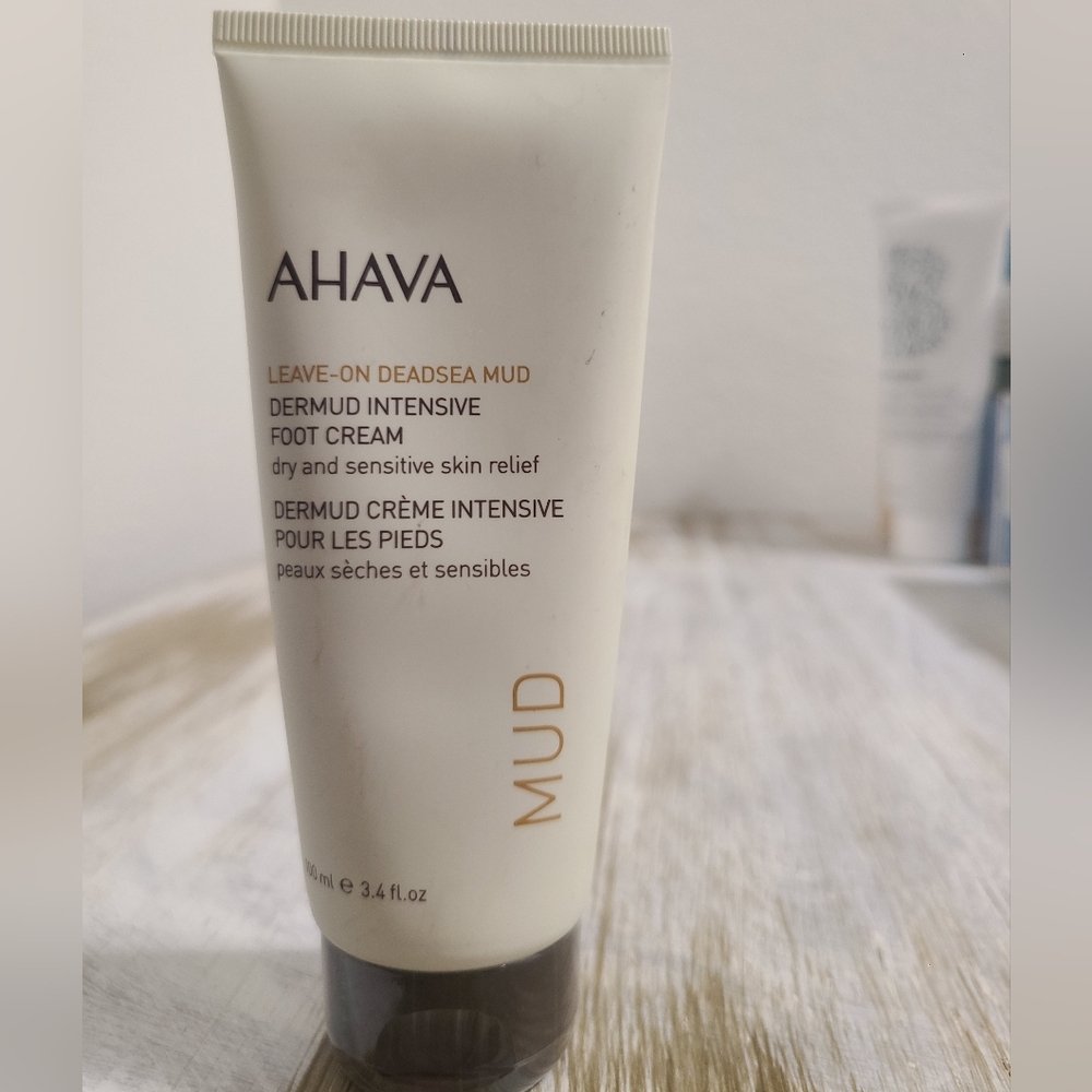 Ahava Leave On Dead Sea Mud Dermud Intensive Foot Cream 3.4 oz